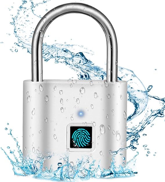 Padlock in water to show it is waterproof