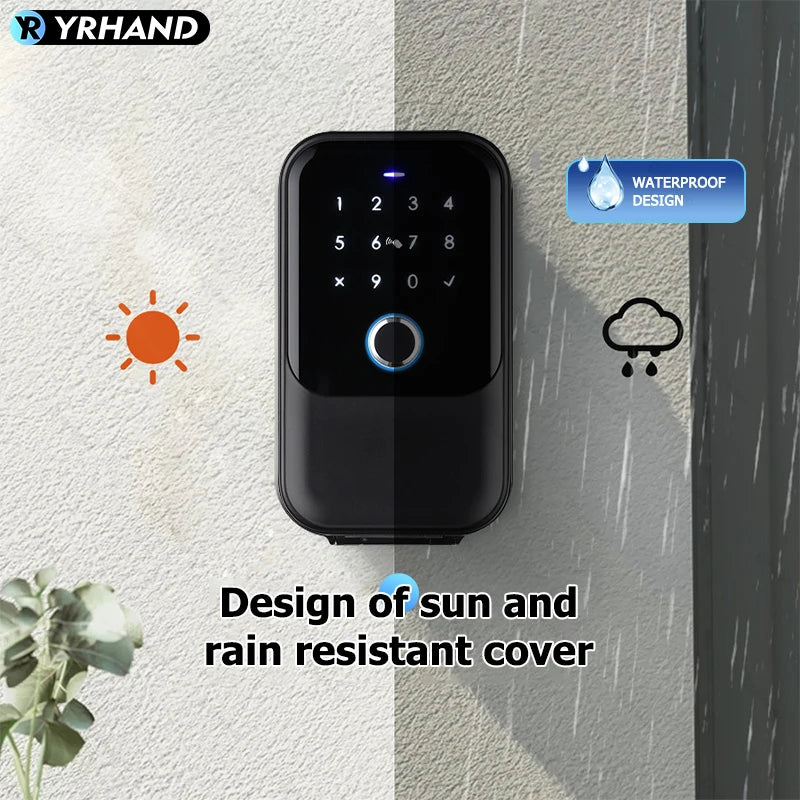 Smart Bluetooth Lock Box - Wireless Electronic Key Safe with App Control & Digital Code for Home Security