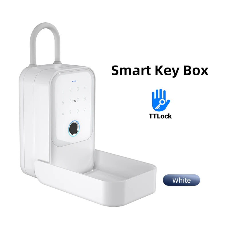 Smart Bluetooth Lock Box - Wireless Electronic Key Safe with App Control & Digital Code for Home Security