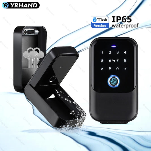 Smart Bluetooth Lock Box - Wireless Electronic Key Safe with App Control & Digital Code for Home Security