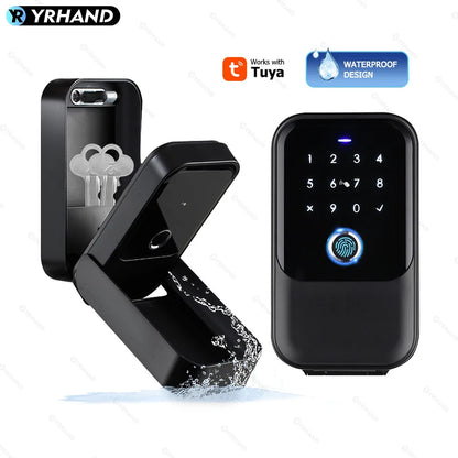 Smart Bluetooth Lock Box - Wireless Electronic Key Safe with App Control & Digital Code for Home Security