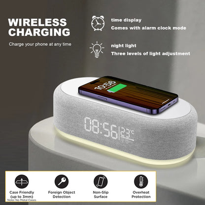 Fast Wireless Charger Alarm Clock